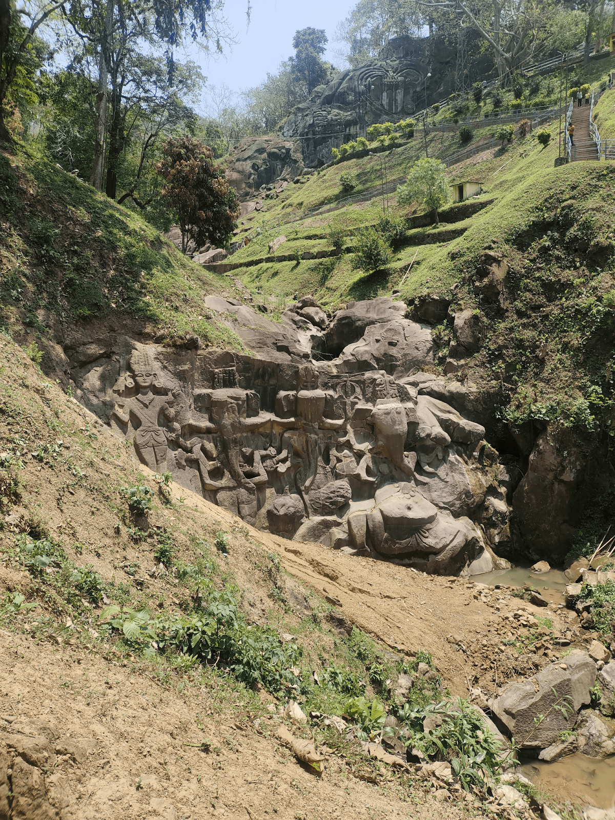 my visit to unakoti caves